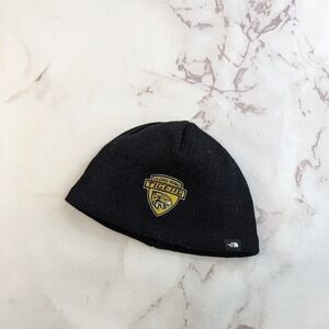 The North Face Beanie Hat Black Skull Cap Fleece Colorado Springs Tigers Hockey